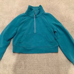 lululemon athletica Teal Half-Zip Sweatshirt
